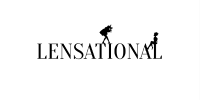 Black Lensational logo