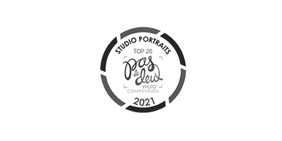 Black Studio Portraits logo for Top 20 Pas & Deux 2021 photo competition
